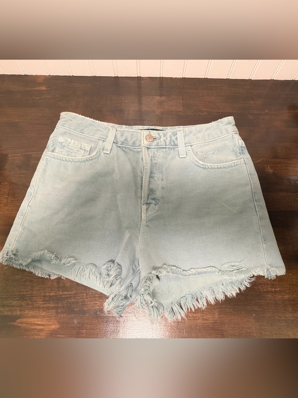 J Brand cut off shorts. Jean shorts.  Size 26. Button fly